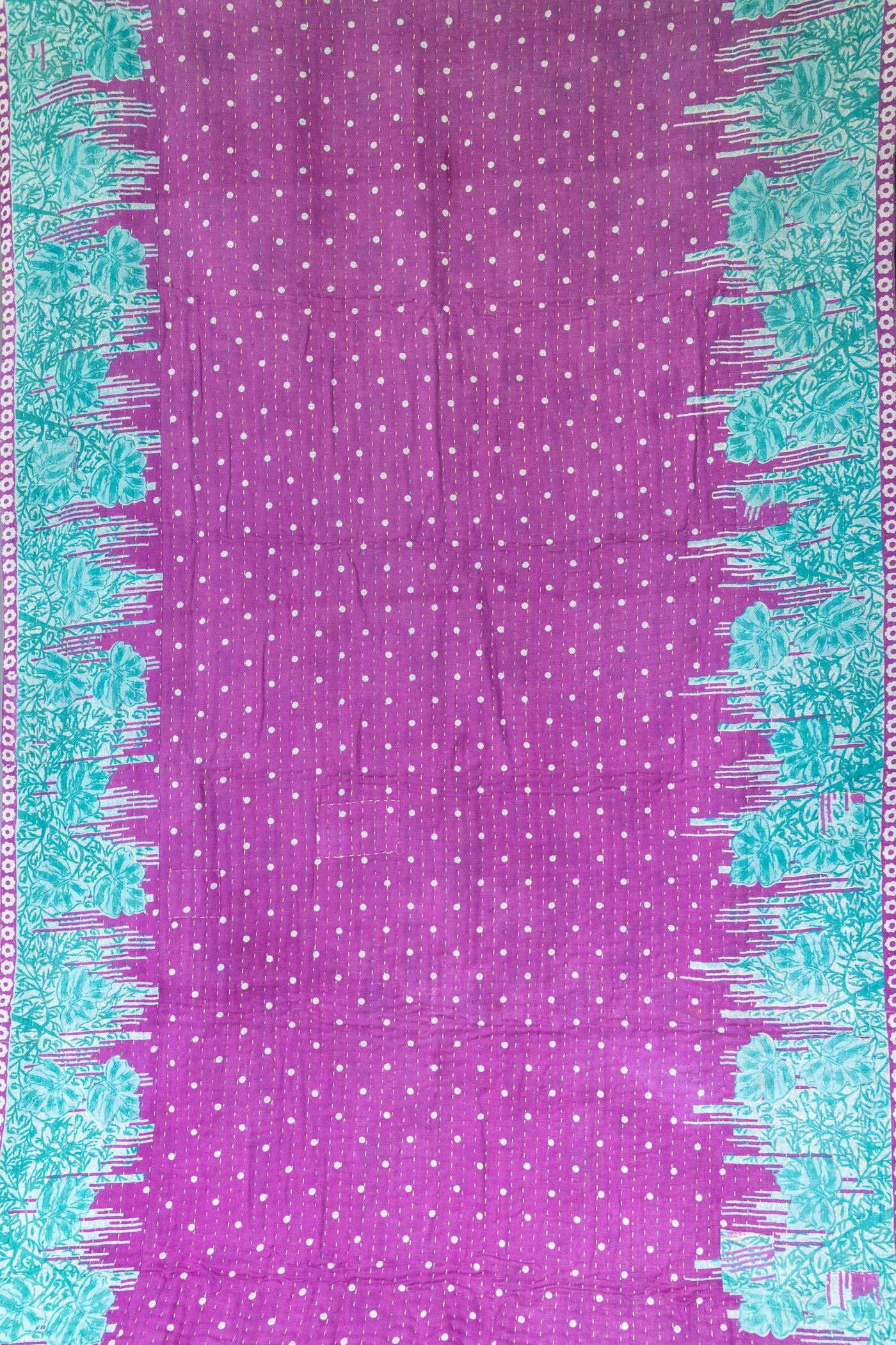 Grandeur Kantha Throw Blanket