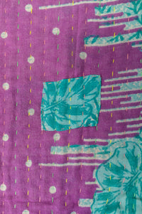 Grandeur Kantha Throw Blanket