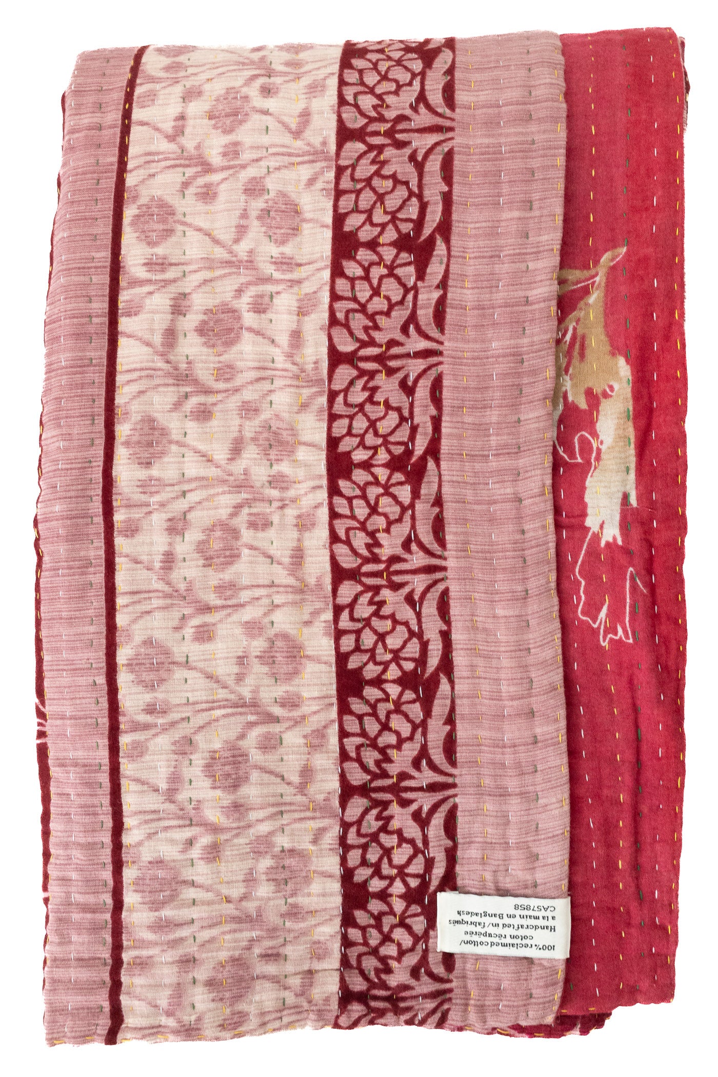 Grandeur Kantha Throw Blanket