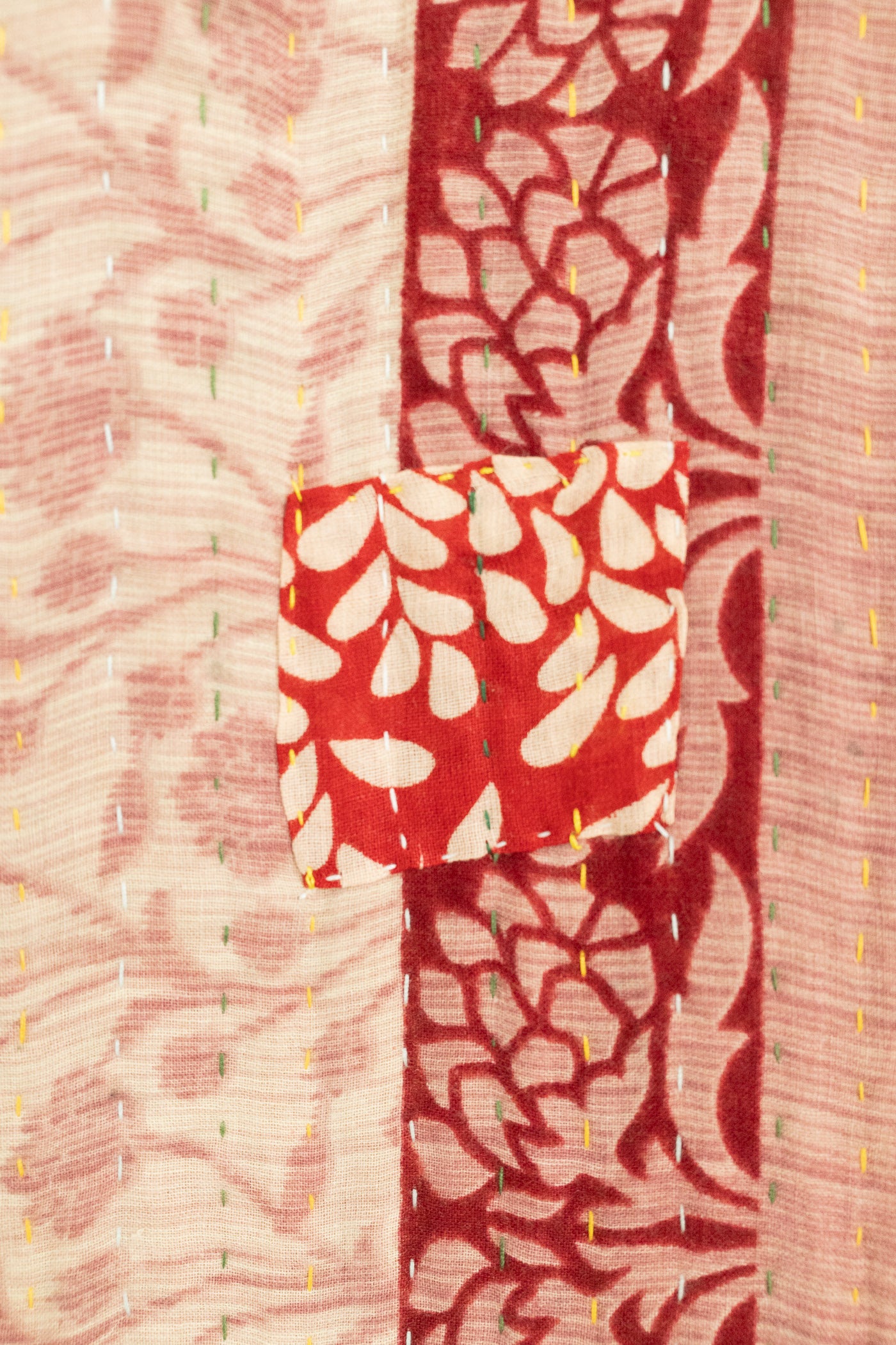 Grandeur Kantha Throw Blanket