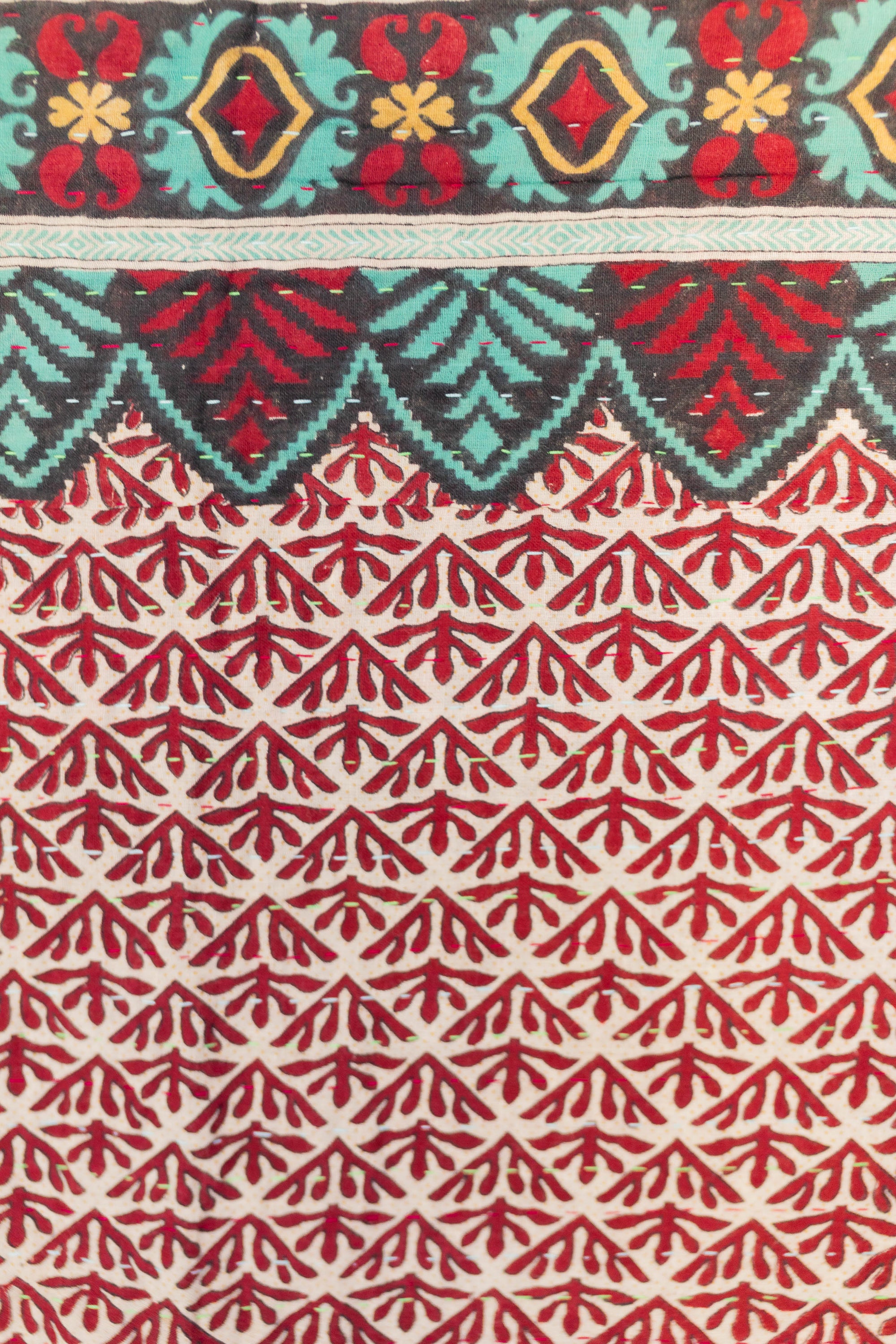 Grateful Kantha Throw
