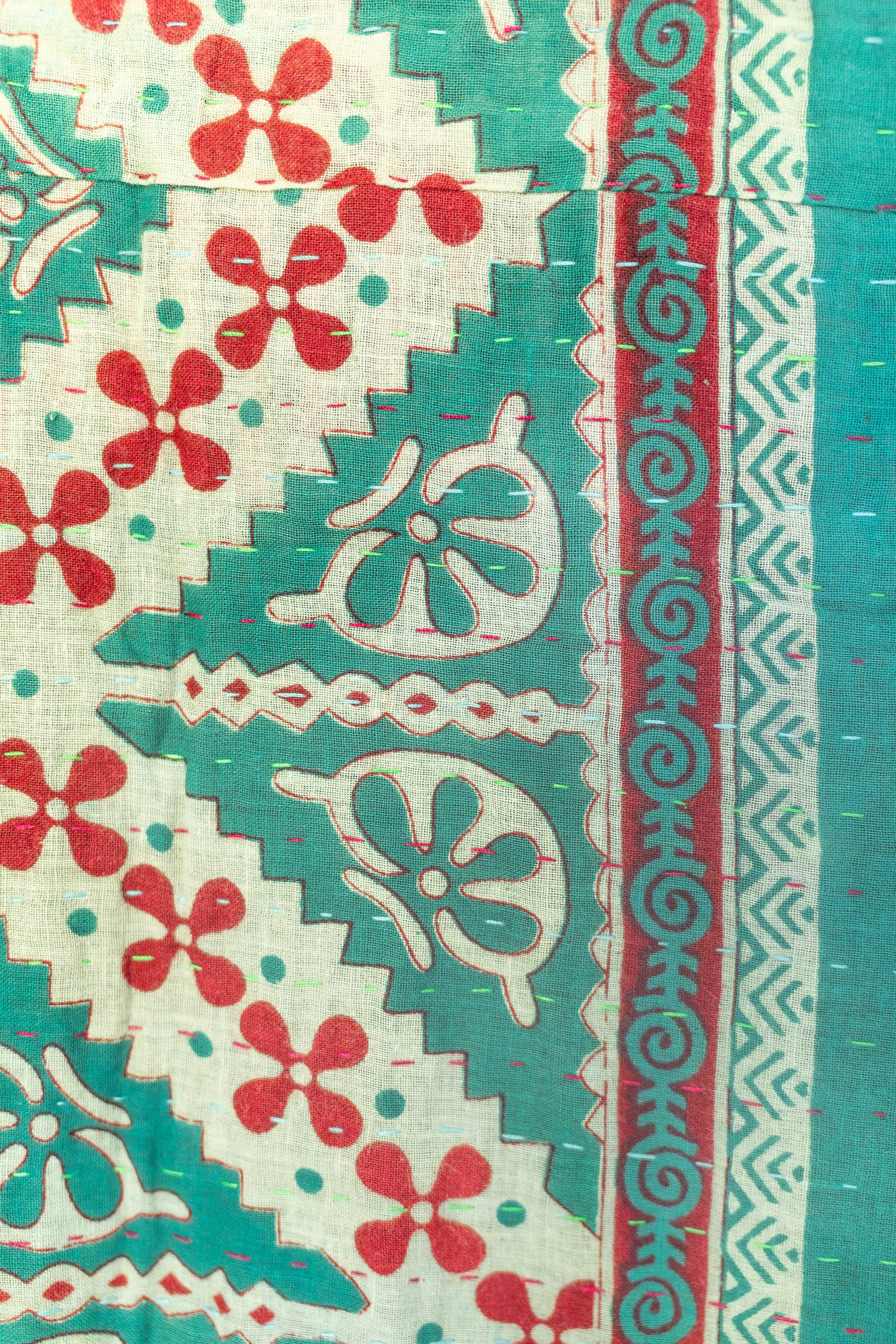 Grateful Kantha Throw