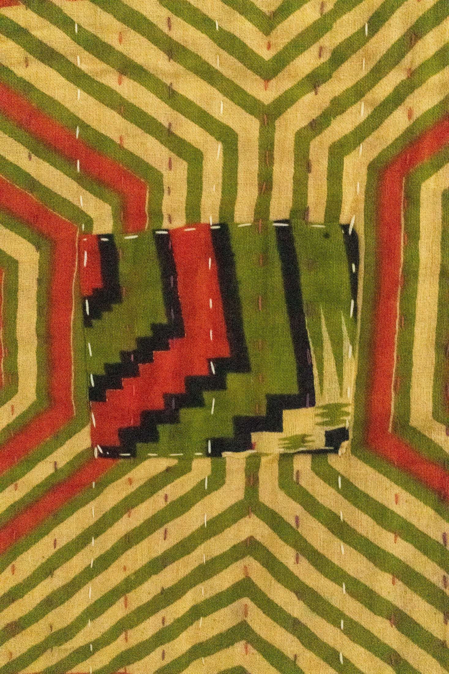 Grateful Large Kantha Throw Blanket