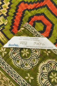 Grateful Large Kantha Throw Blanket