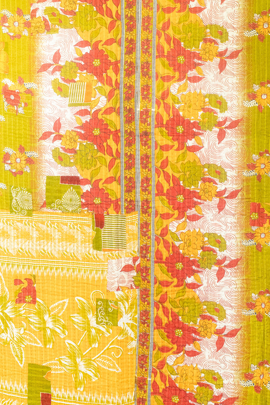 Gratitude Large Kantha Throw