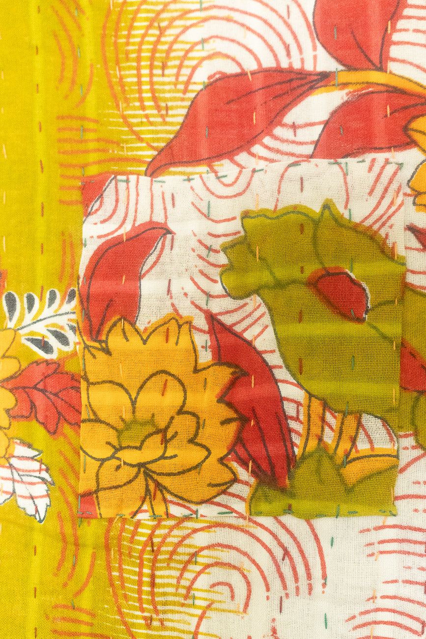 Gratitude Large Kantha Throw