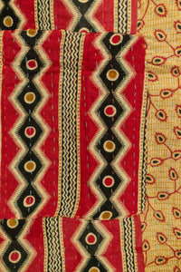 Grounded Large Kantha Throw Blanket
