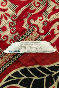 Grounded Large Kantha Throw Blanket