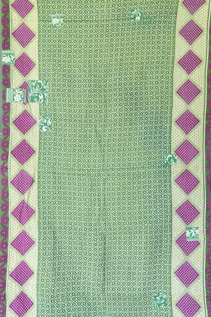 Happy Kantha Throw Blanket