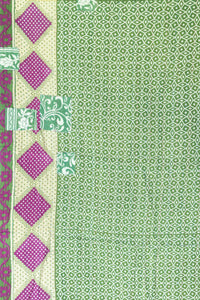 Happy Kantha Throw Blanket