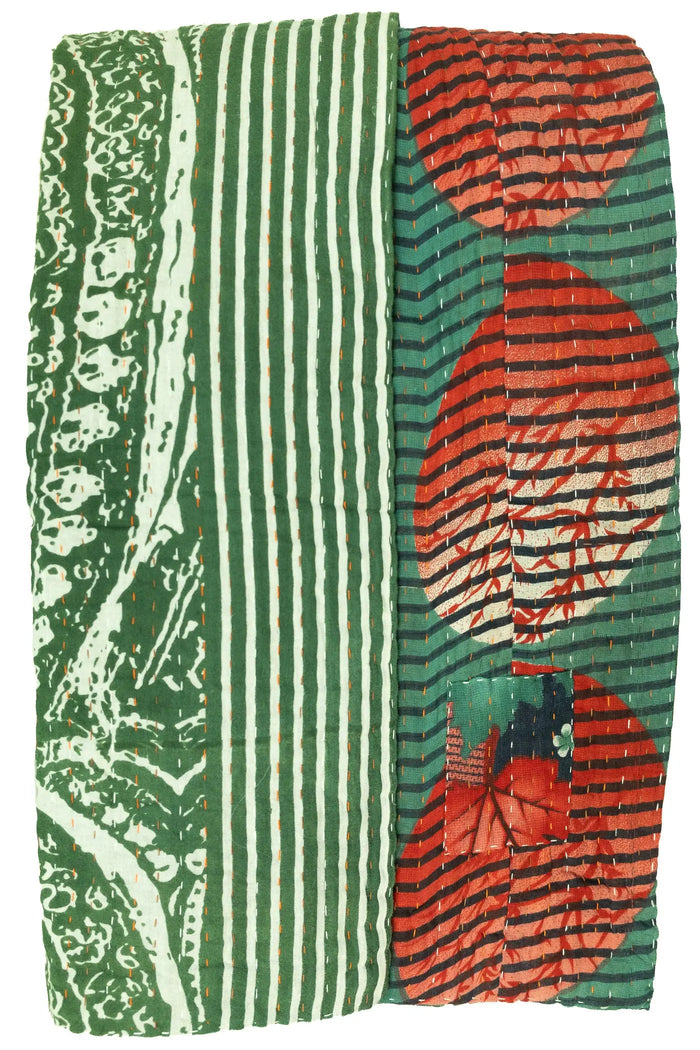 Harmony Kantha Throw Blanket