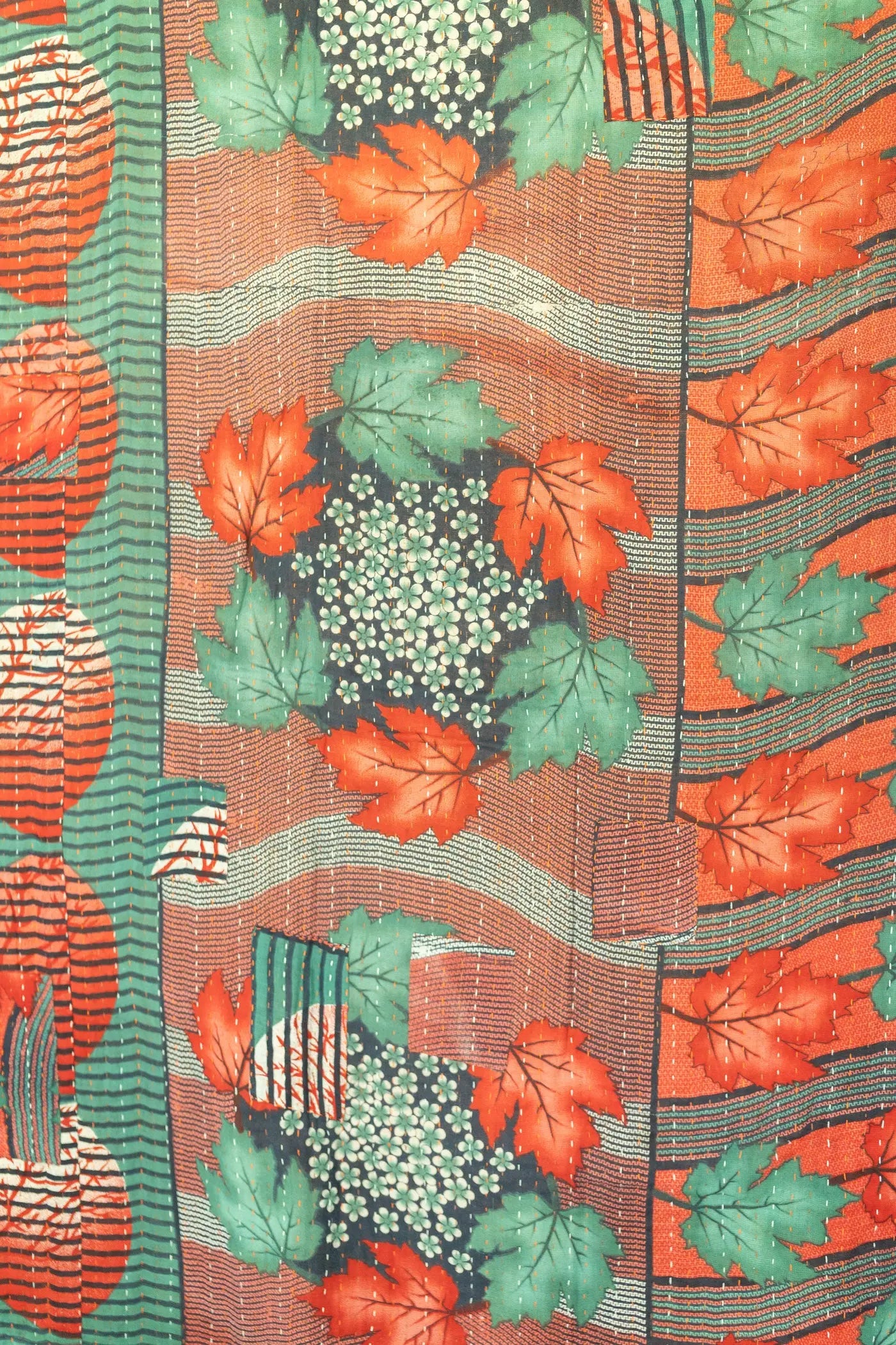 Harmony Kantha Throw Blanket
