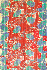Kantha Throw Bed Quilt