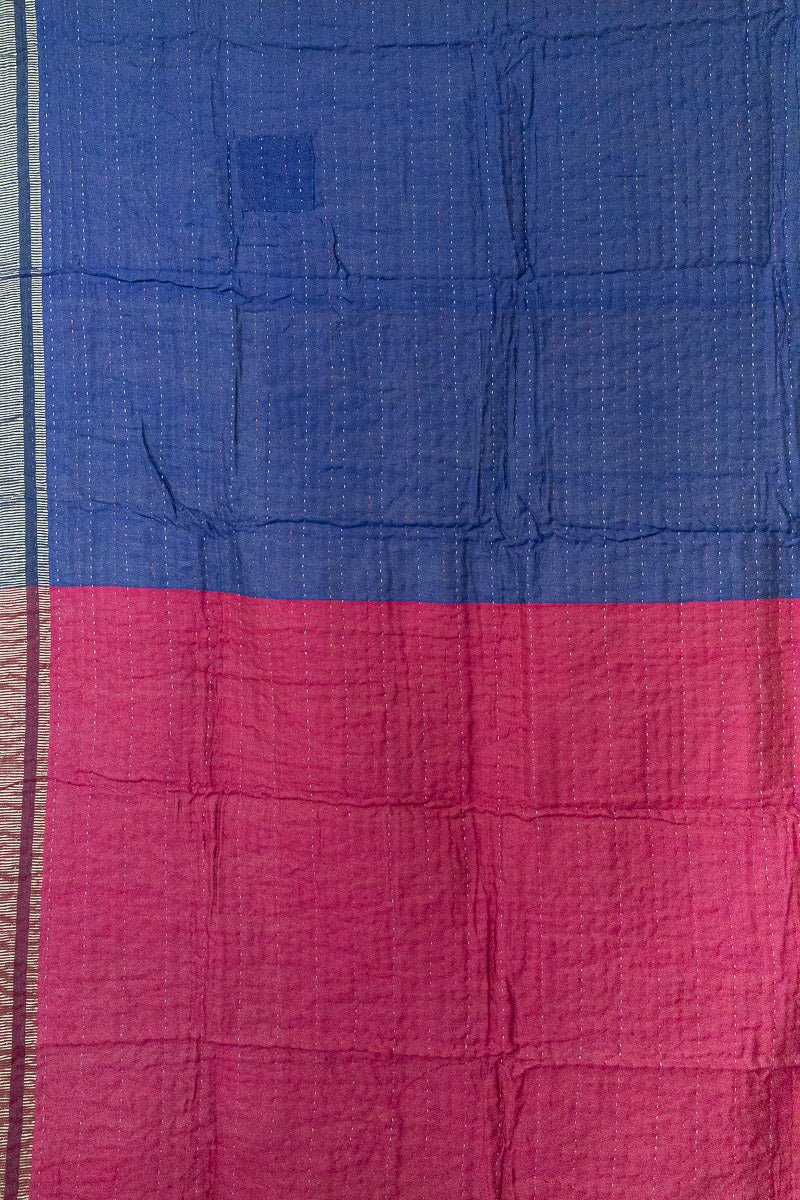 Harmony Silk Blend Kantha Throw