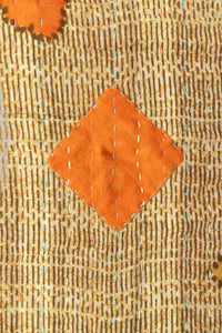 Harmony No. 1 Large Kantha Throw Blanket