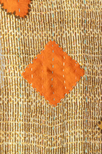 Harmony No. 1 Large Kantha Throw Blanket
