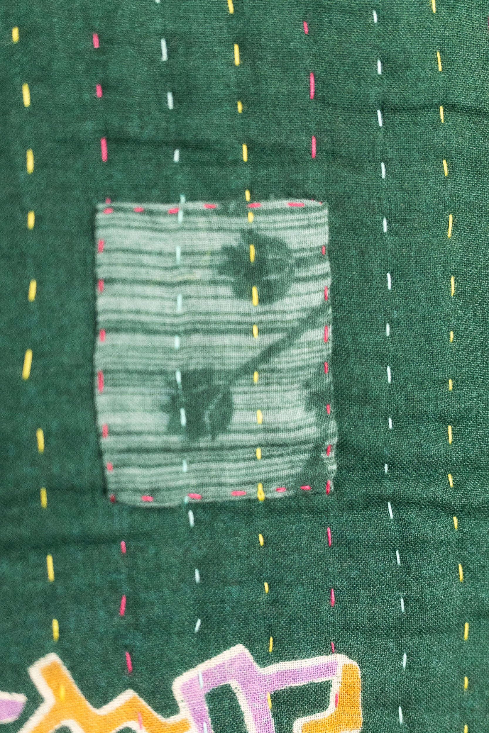 Harmony No. 4 Large Kantha Throw