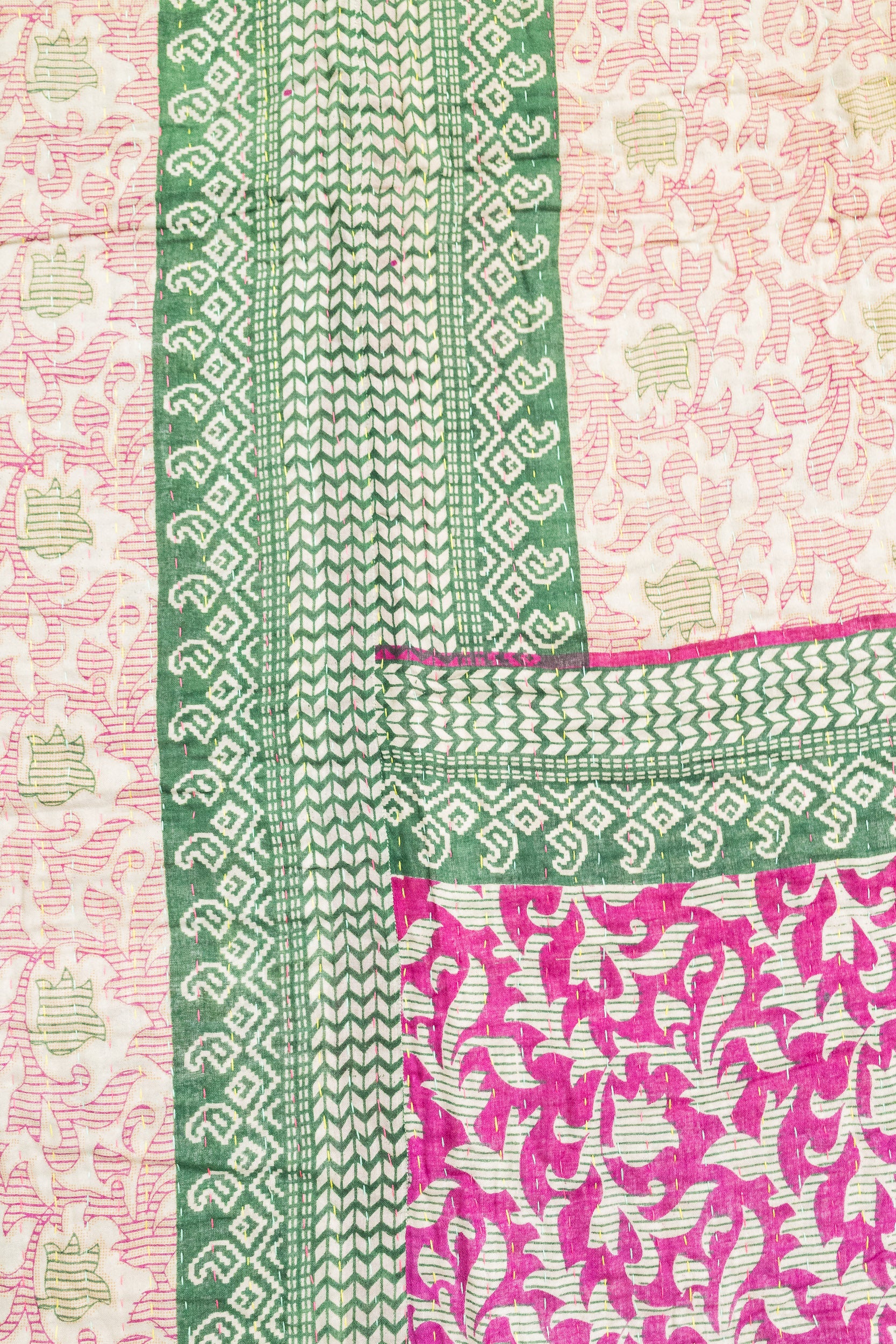 Harmony No. 4 Large Kantha Throw
