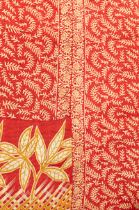 Harvest No. 3 Large Kantha Throw Blanket