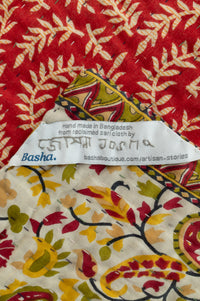 Harvest No. 3 Large Kantha Throw Blanket