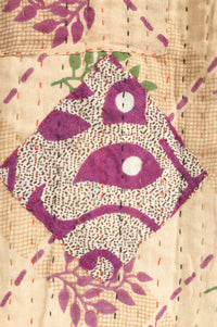 Harvest No. 4 Large Kantha Throw Blanket