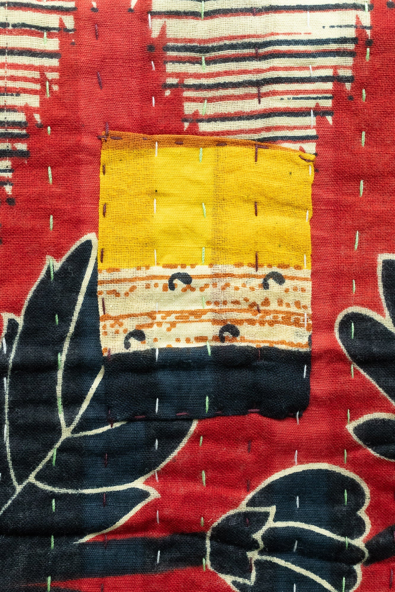 Kantha Throw Bed Quilt