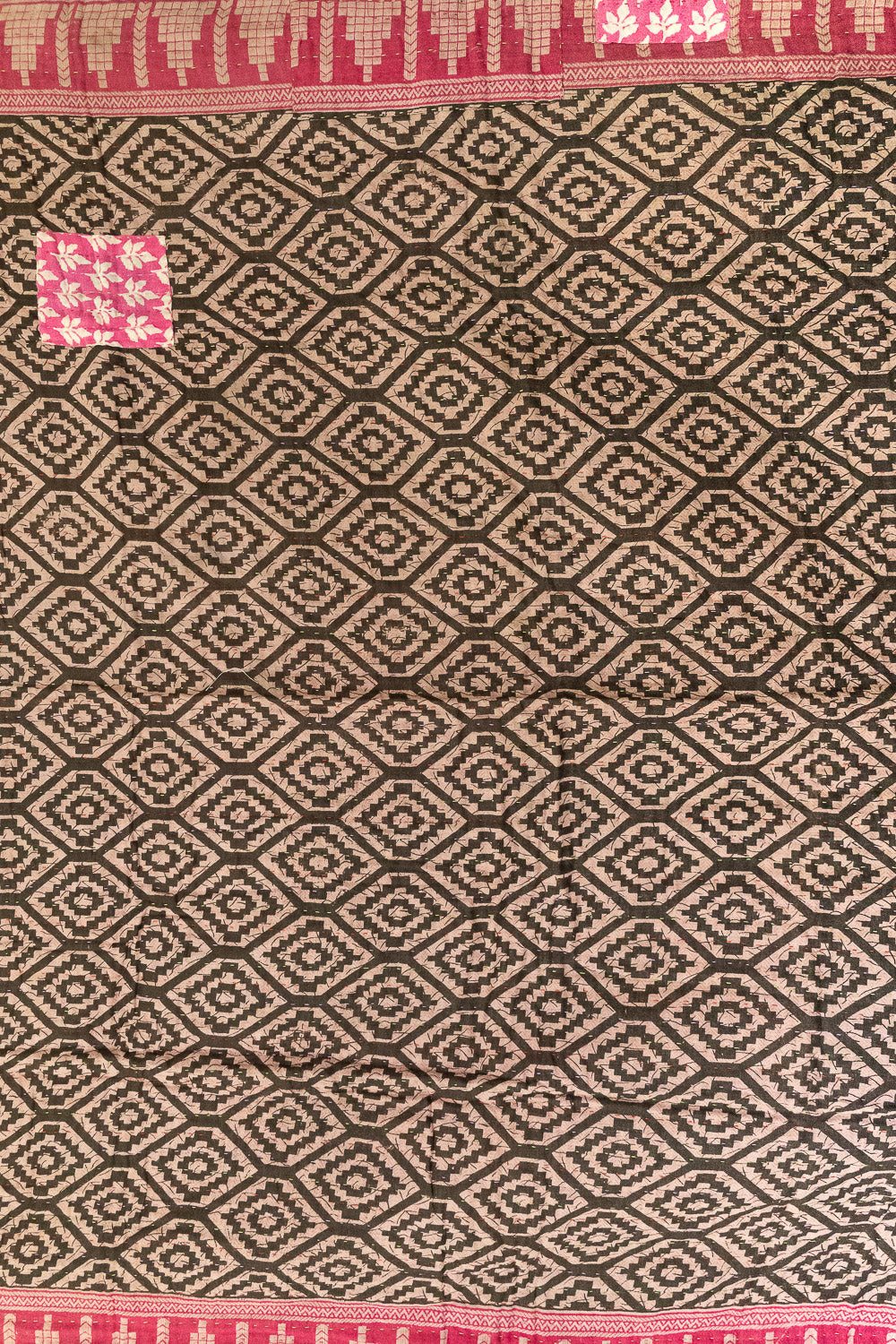 Heart No. 4 Kantha Baby Blanket