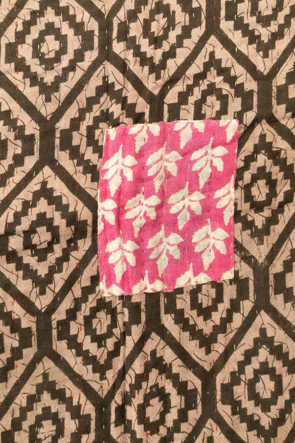 Heart No. 4 Kantha Baby Blanket