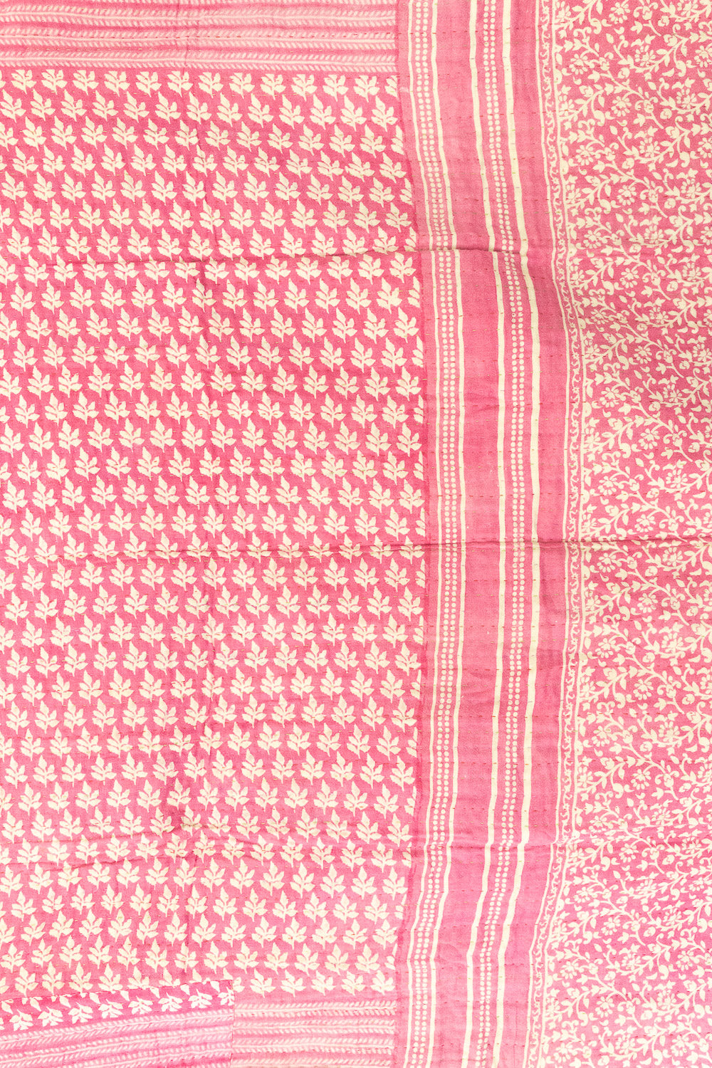 Heart No. 4 Kantha Baby Blanket