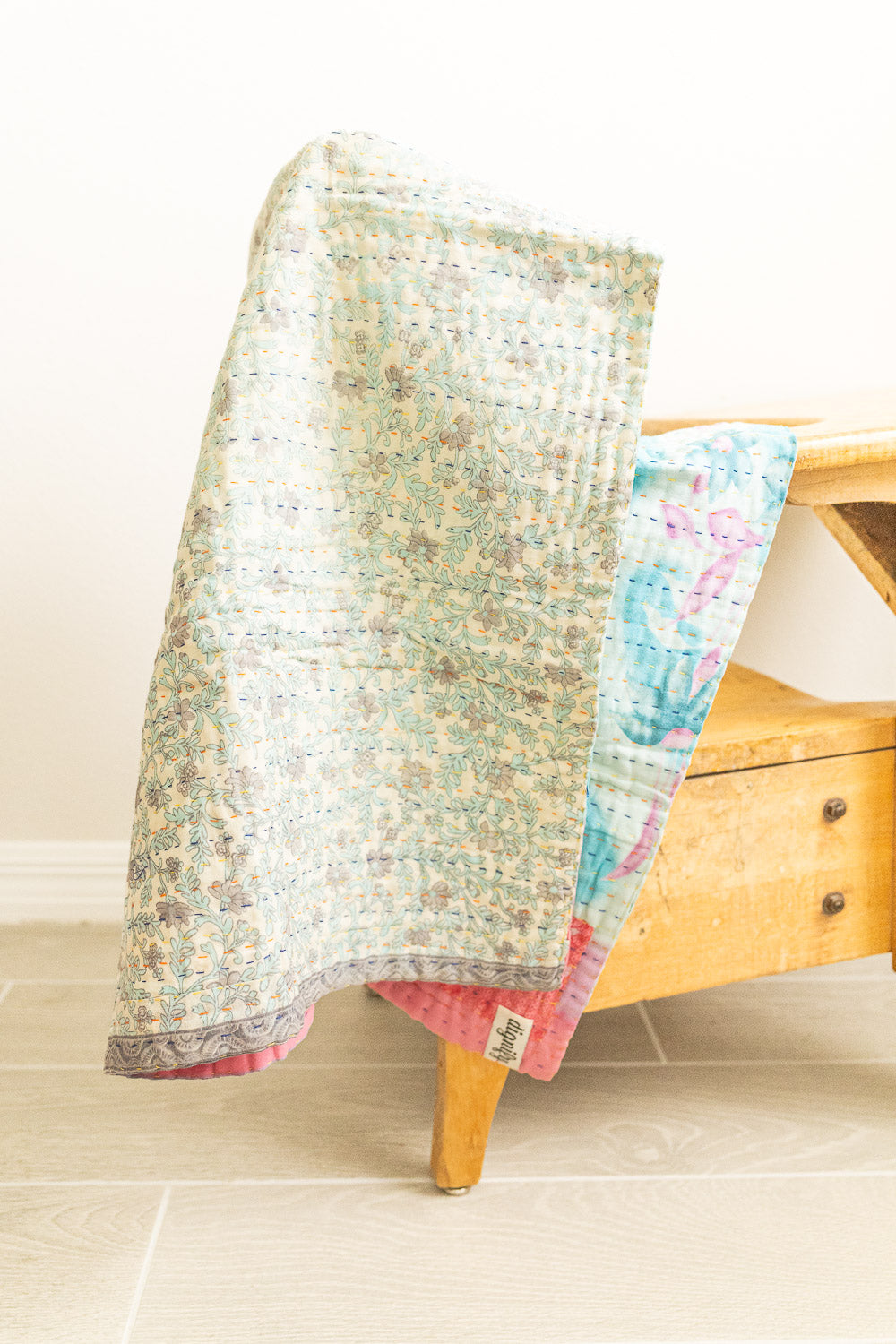 dignify Kantha Baby Blanket Quilt