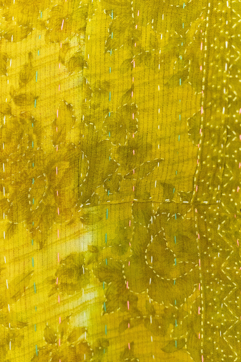 Heart No. 6 Kantha Baby Blanket