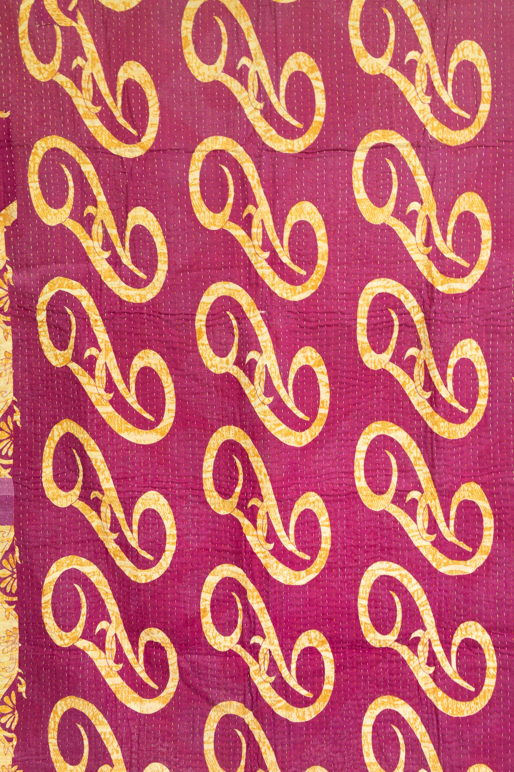 Heartfelt Kantha Throw