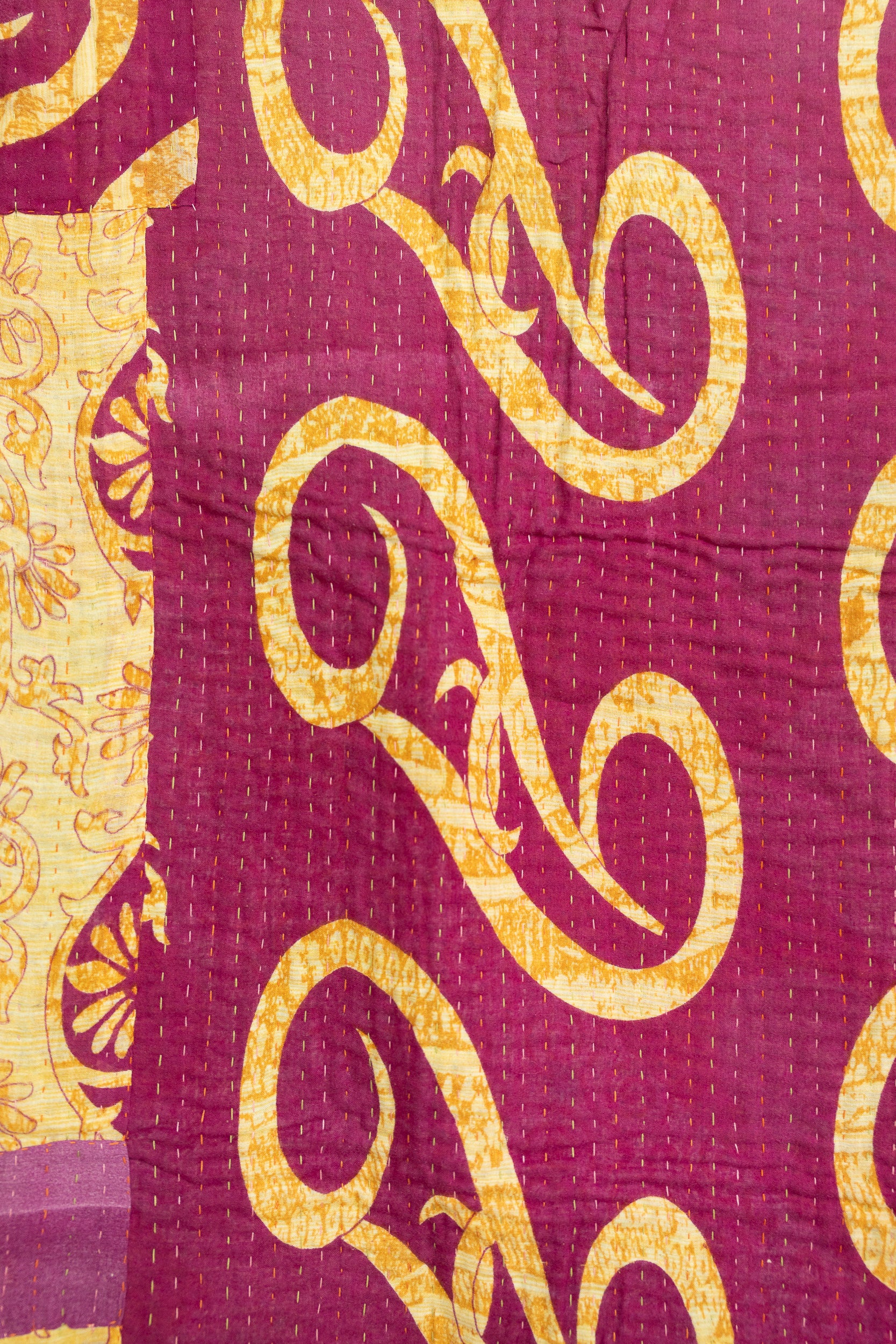 Heartfelt Kantha Throw