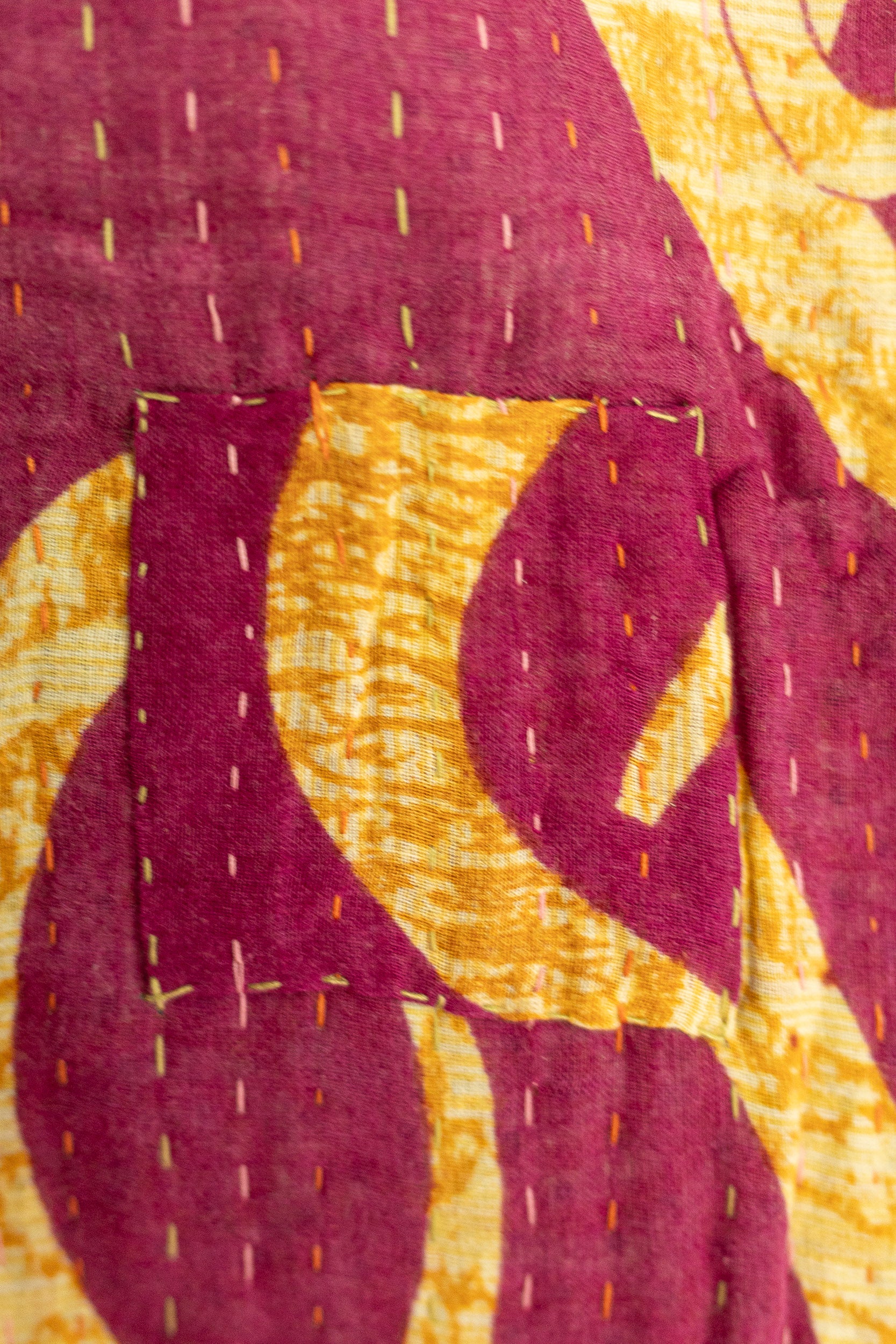 Heartfelt Kantha Throw
