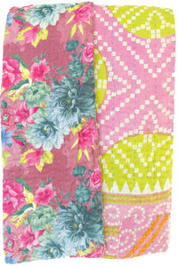 Kantha Throw Bed Quilt