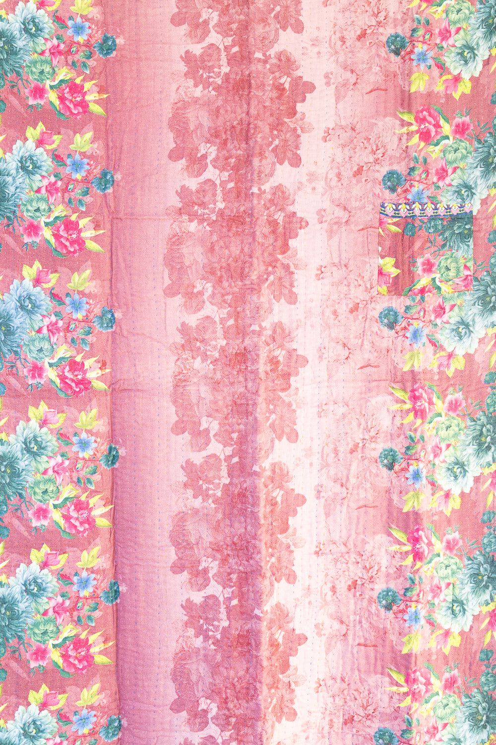 Heartfelt Kantha Throw