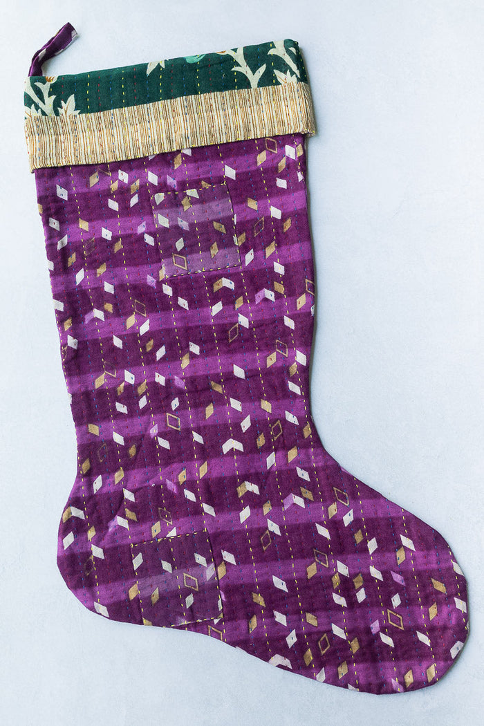 dignify Kantha Christmas Stocking