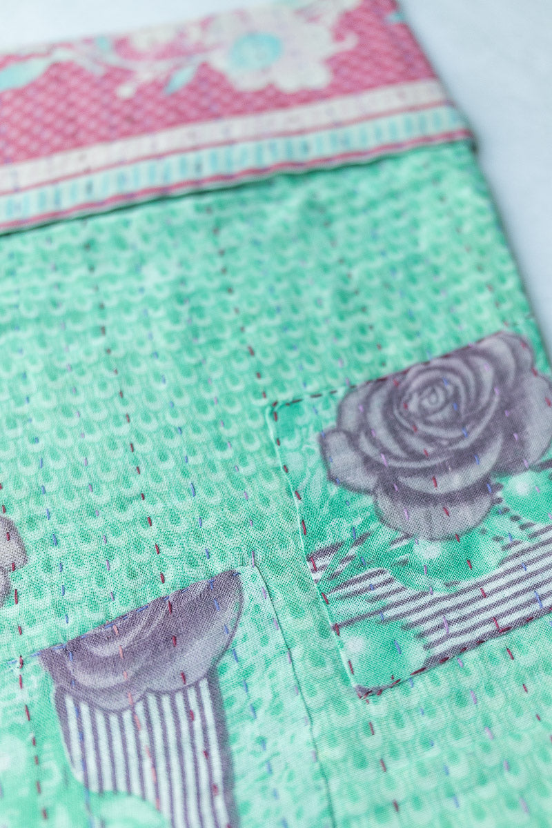 Kantha Holiday Stocking - Hearth No. 16