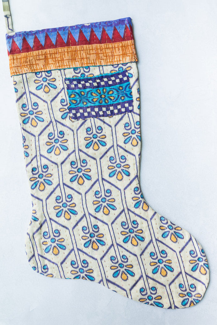 dignify Kantha Christmas Stocking