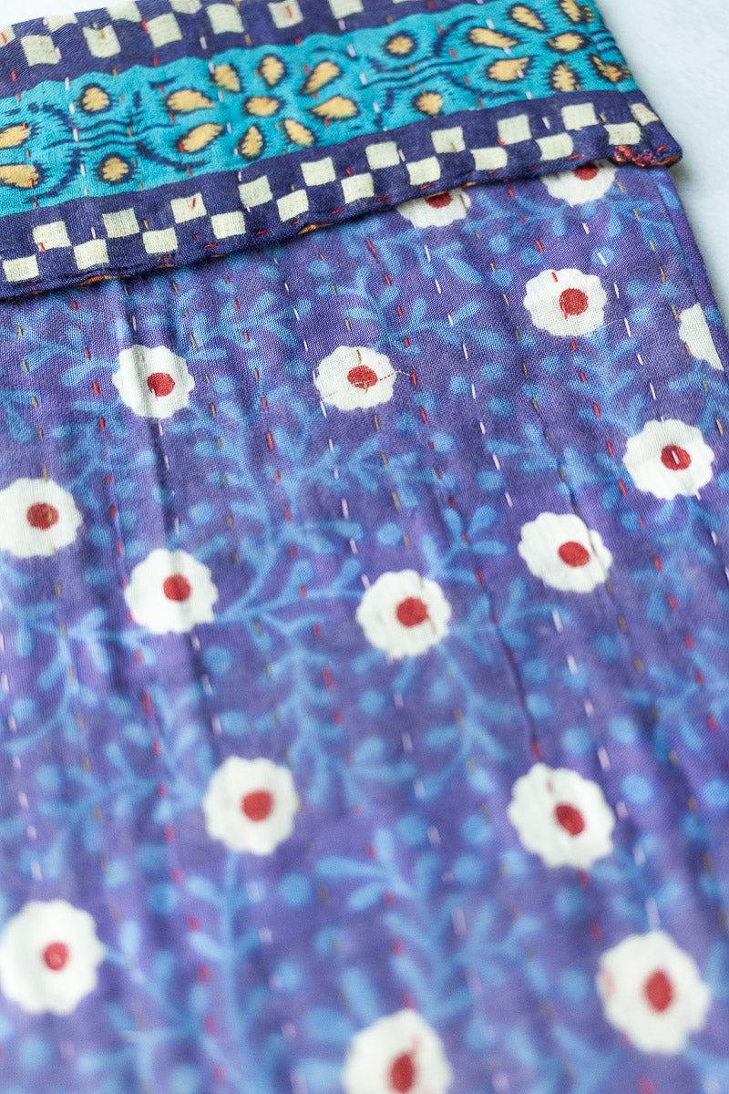 Kantha Holiday Stocking - Hearth No. 19