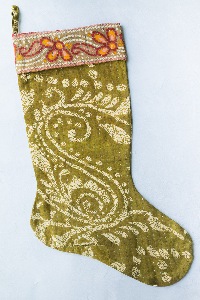 dignify Kantha Christmas Stocking
