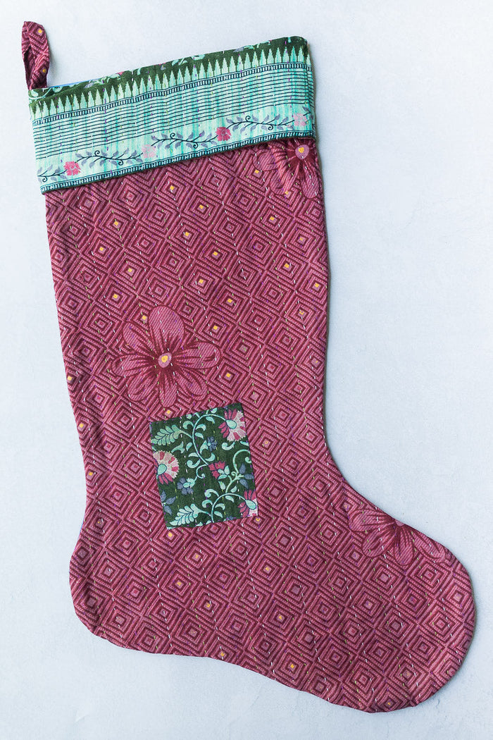 dignify Kantha Christmas Stocking