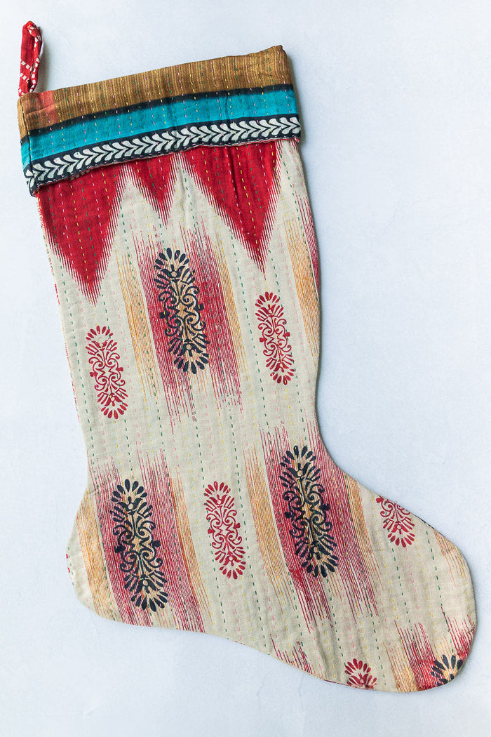 dignify Kantha Christmas Stocking