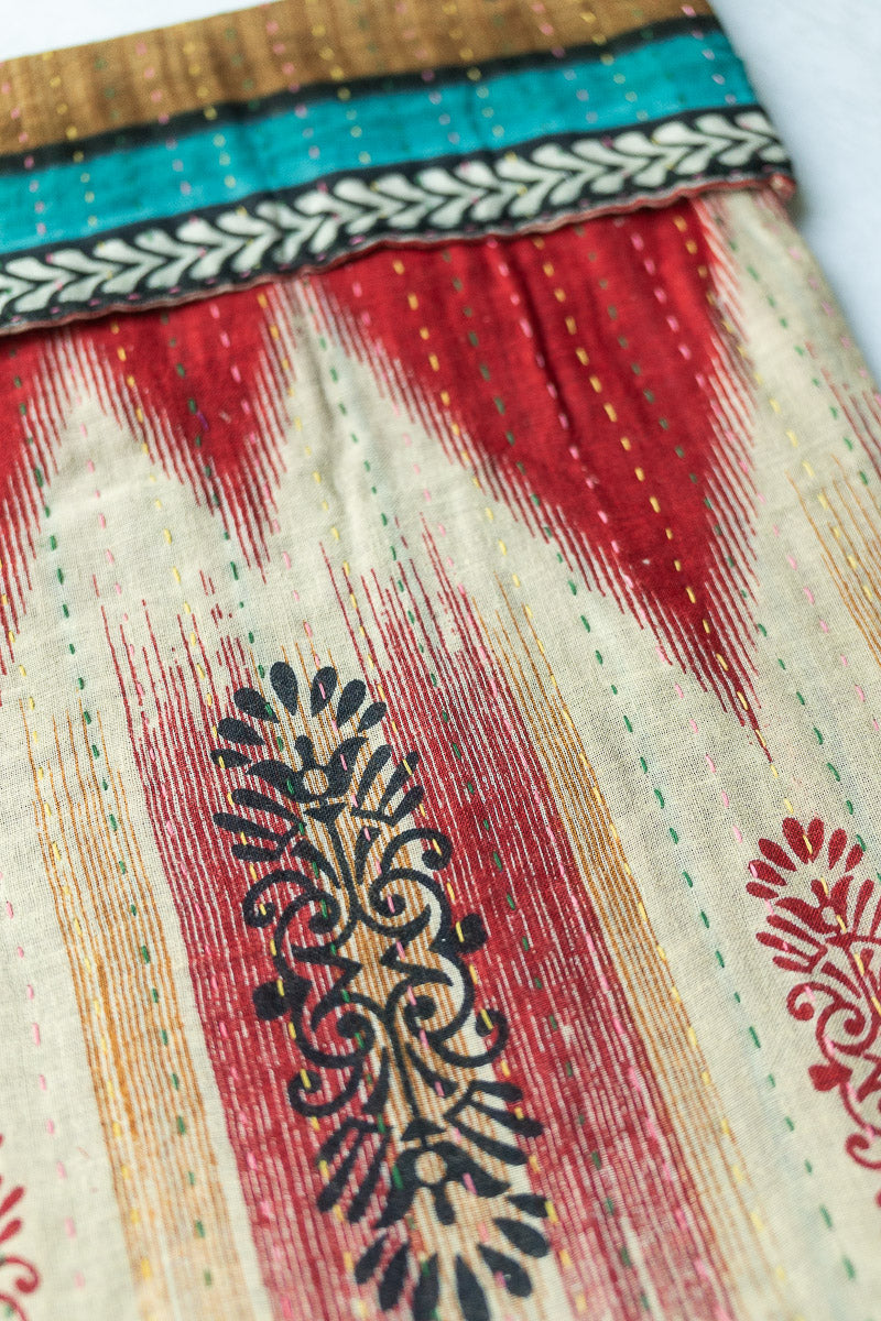 Kantha Holiday Stocking - Hearth No. 9