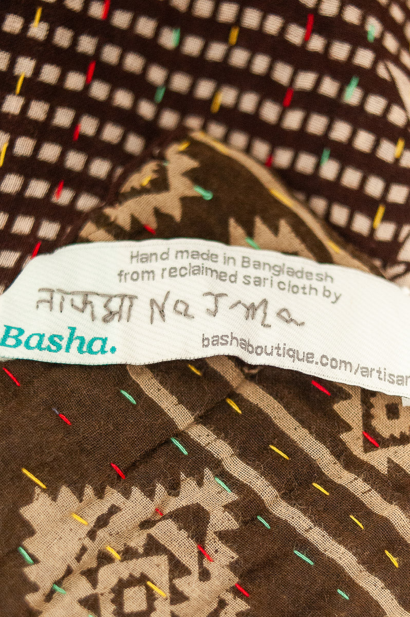 Hearthside Kantha Throw