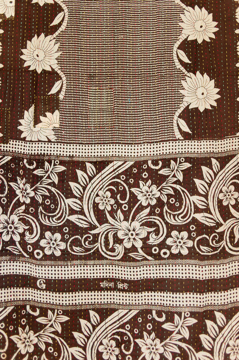 Hearthside Kantha Throw