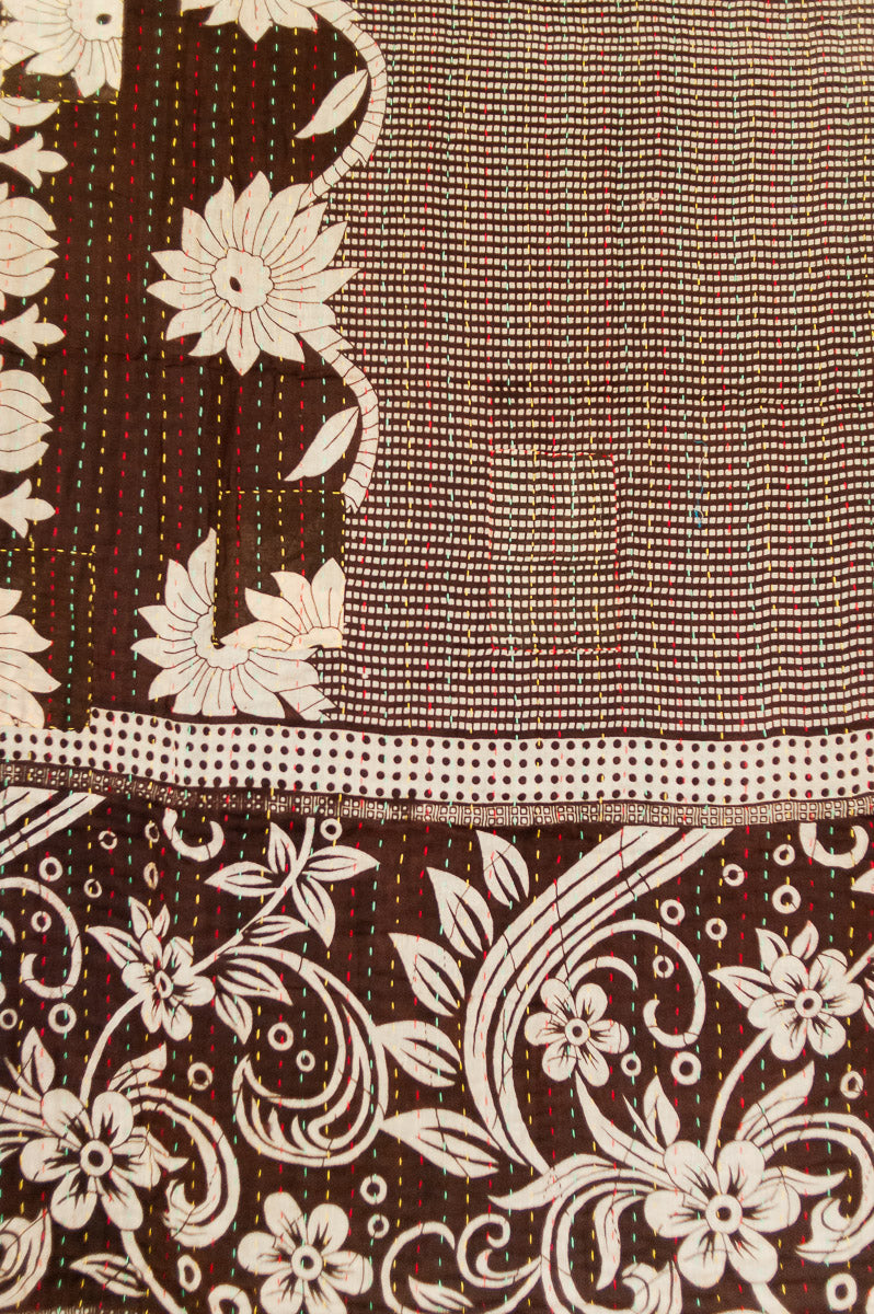 Hearthside Kantha Throw