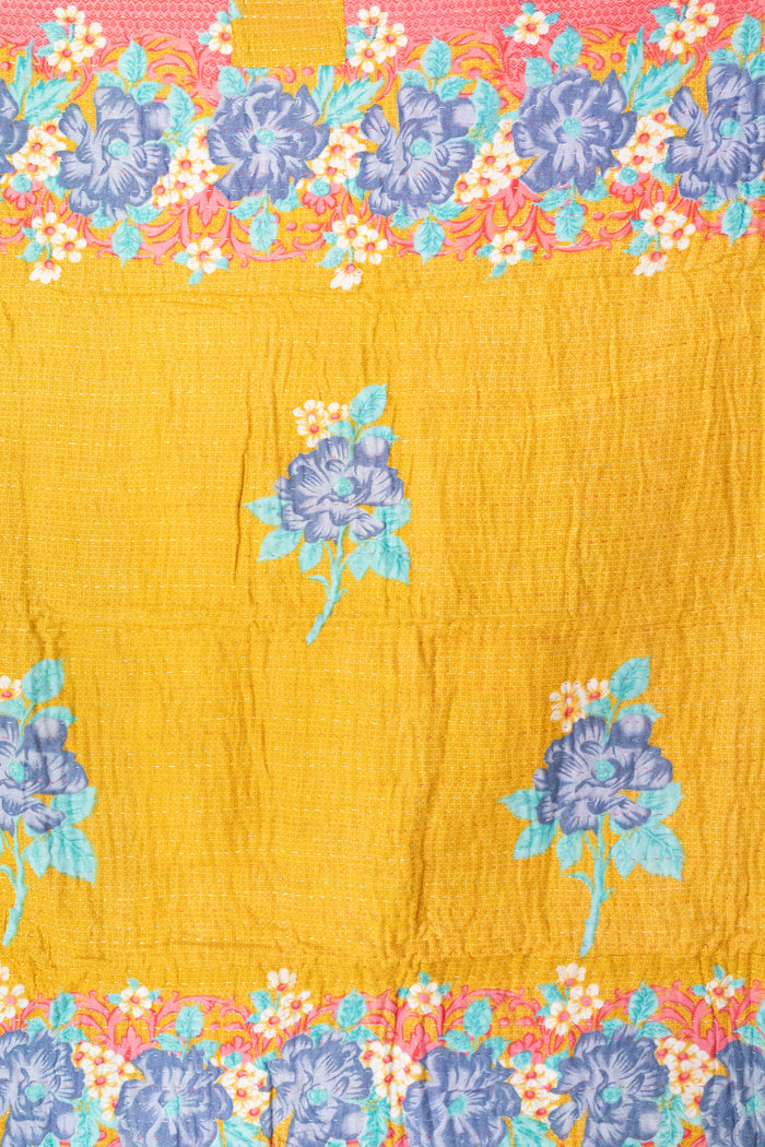 Heart No. 2 Mini Kantha Blanket