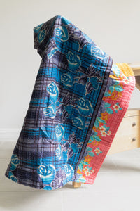 Heart No. 2 Mini Kantha Blanket