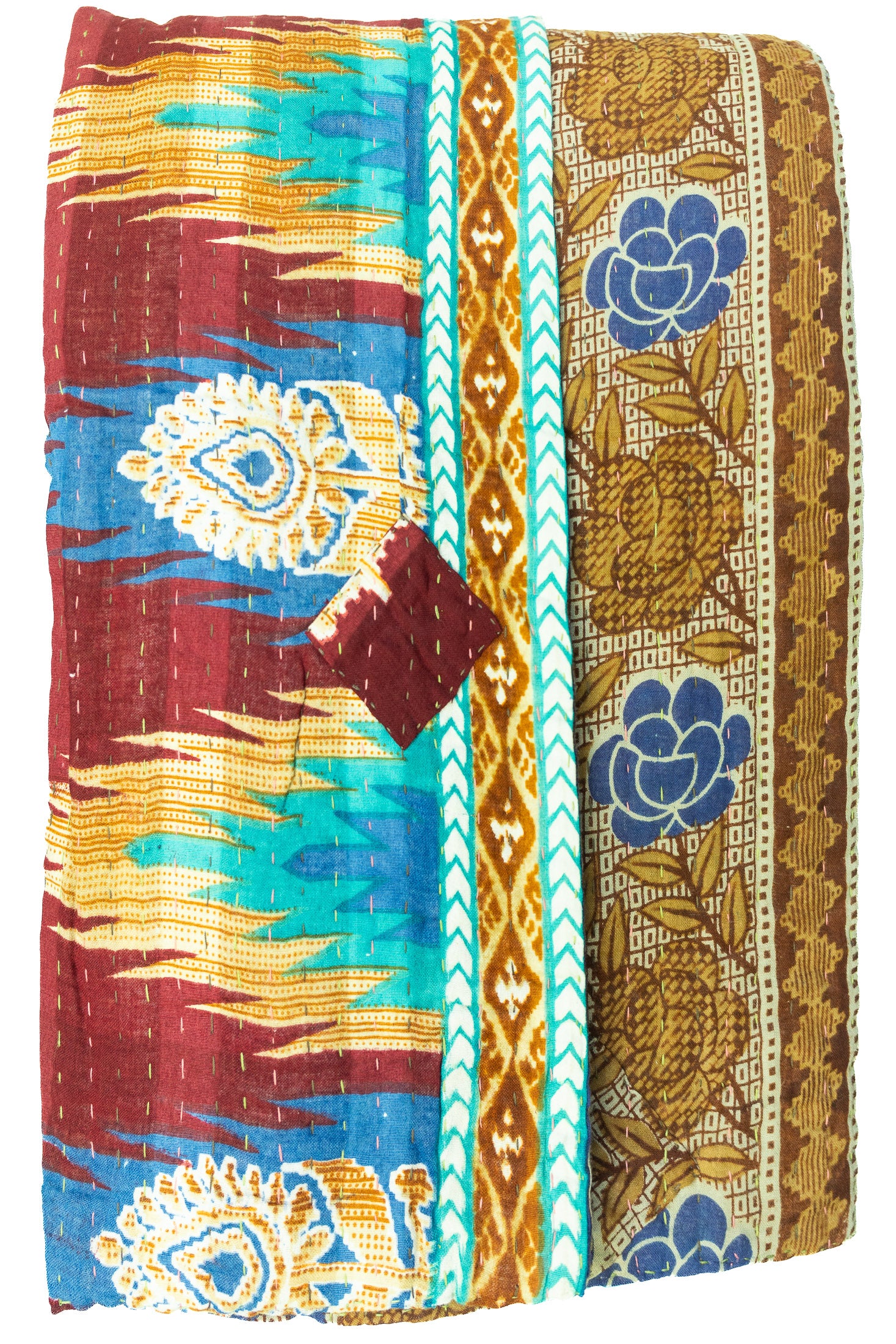 Held Kantha Throw